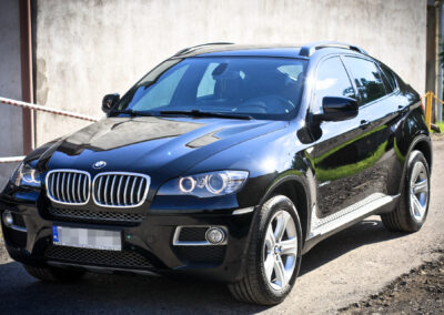 BMW X6 i efekt lustra na lakierze po zastosowaniu serwisu powłoki ceramicznej
