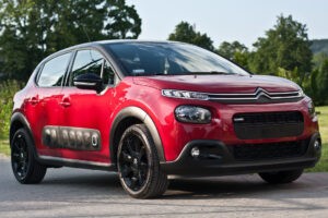 Folia PPF nałożona na citroena c3